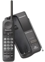 Panasonic KX-TC1205RUB <Black> р/телефон (39 MHz)