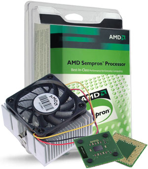 CPU AMD SEMPRON 3000 (SDA3000) 512K/ 333МГц  BOX  Socket-A